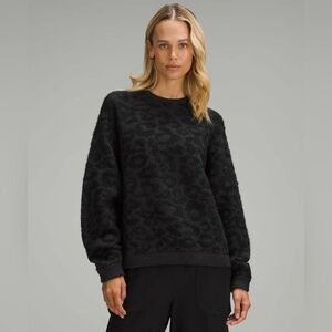 Lululemon Athletica Black Textured Sweater